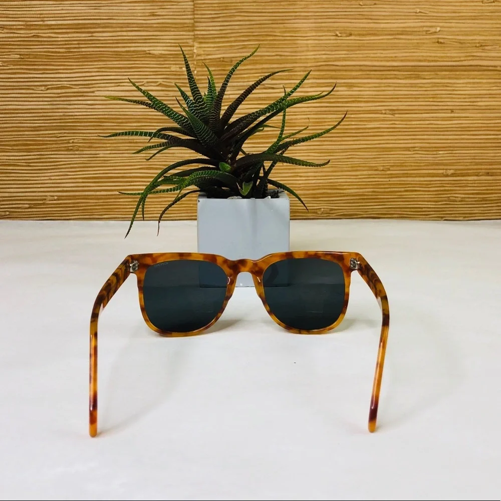KOMONO Riviera Caramel Demi Sunglasses NEW Tortoise tan brown